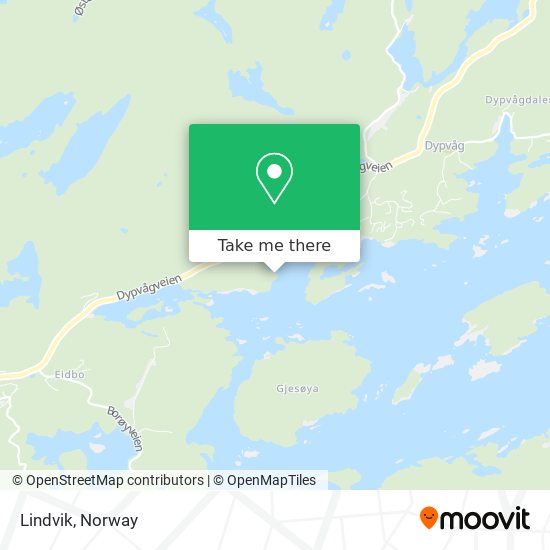 Lindvik map