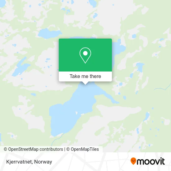 Kjerrvatnet map