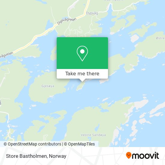 Store Bastholmen map