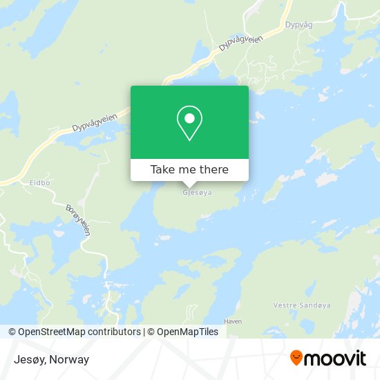 Jesøy map