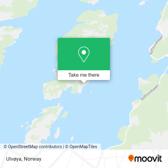 Ulvøya map