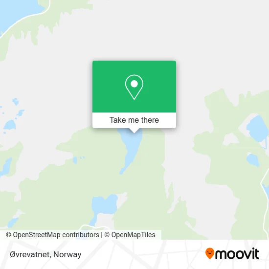 Øvrevatnet map
