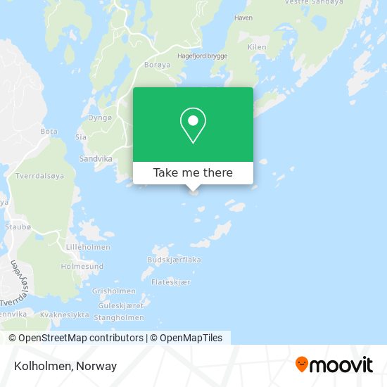 Kolholmen map