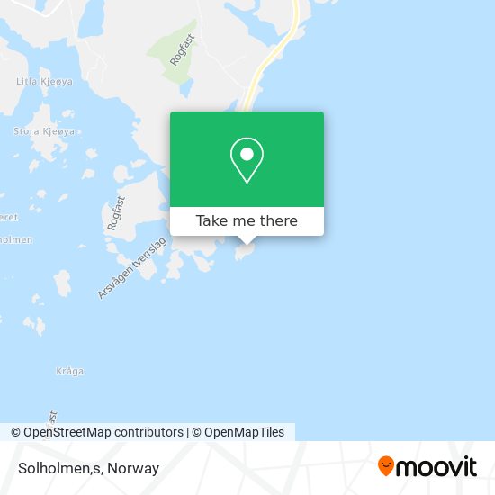 Solholmen,s map