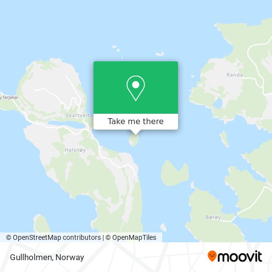 Gullholmen map