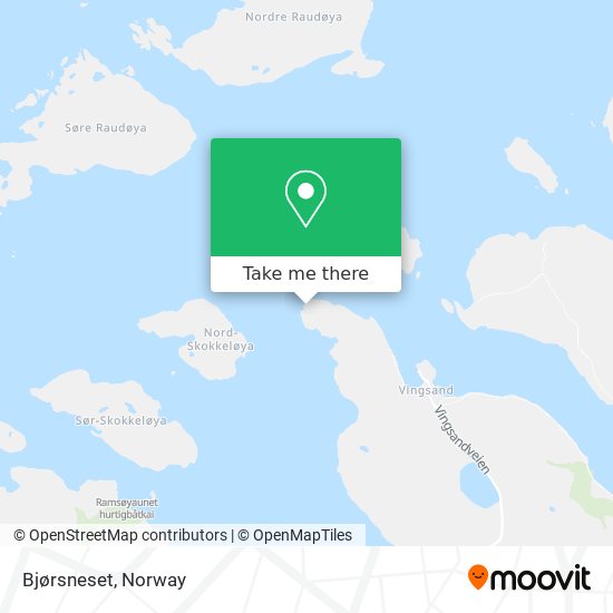 Bjørsneset map