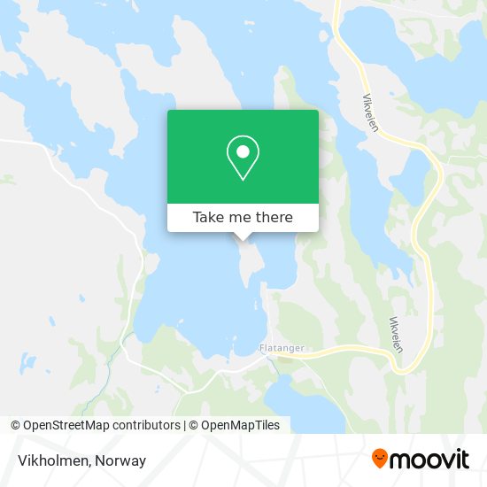 Vikholmen map