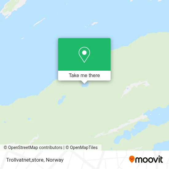 Trollvatnet,store map