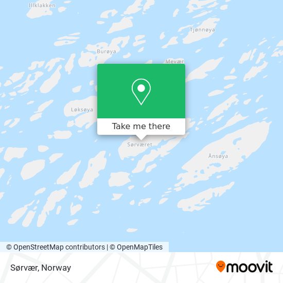 Sørvær map