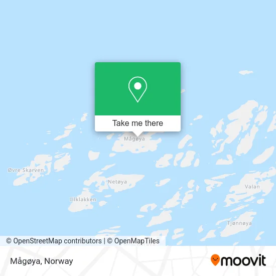 Mågøya map