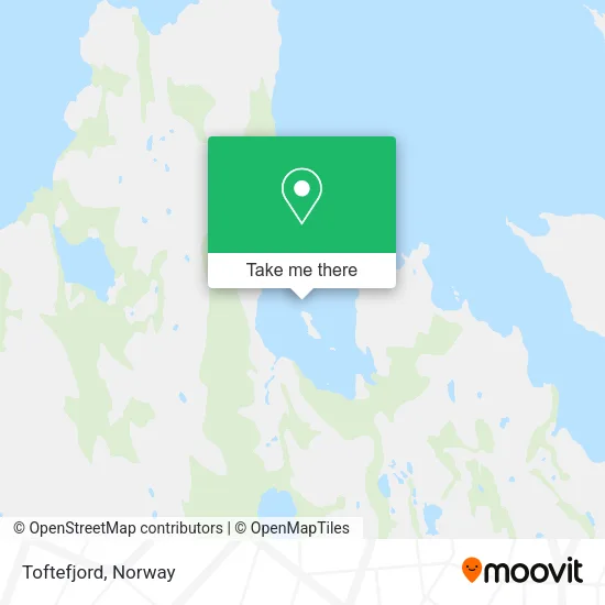 Toftefjord map