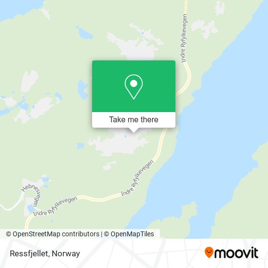 Ressfjellet map