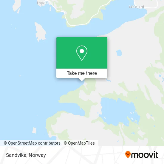 Sandvika map