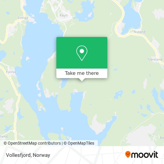 Vollesfjord map