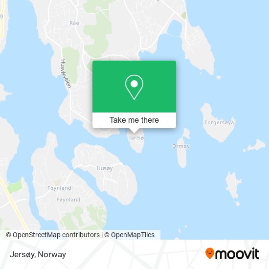 Jersøy map