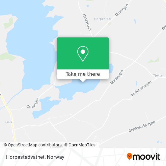 Horpestadvatnet map