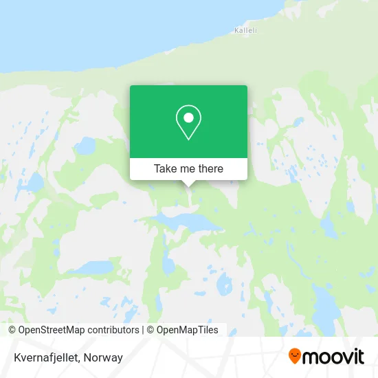 Kvernafjellet map