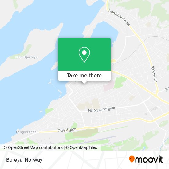 Burøya map