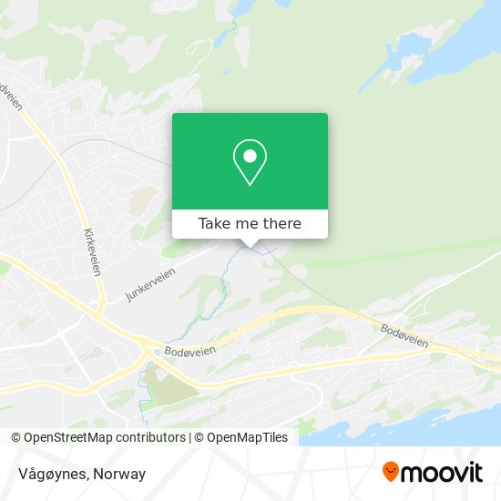 Vågøynes map