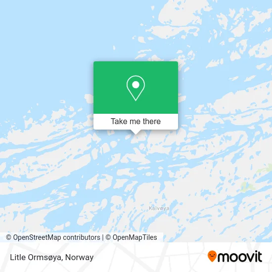 Litle Ormsøya map