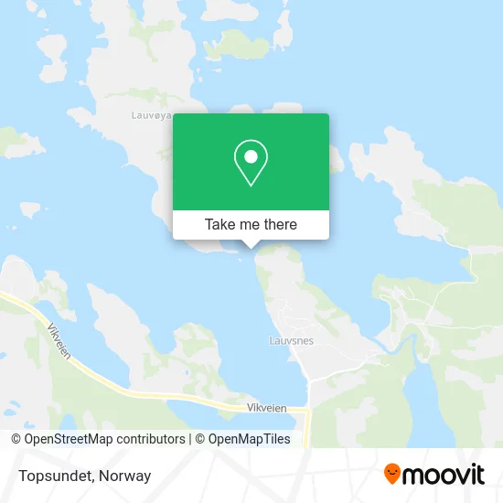 Topsundet map