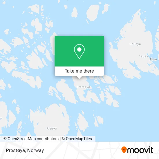 Prestøya map