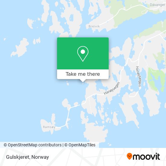 Gulskjeret map