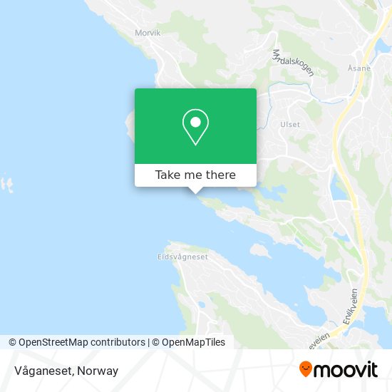 Våganeset map