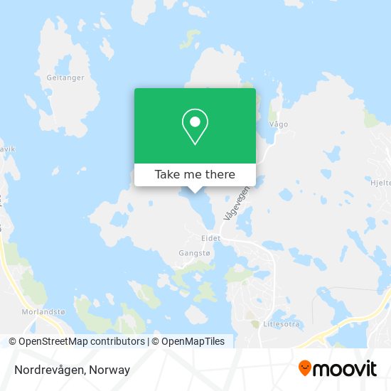 Nordrevågen map