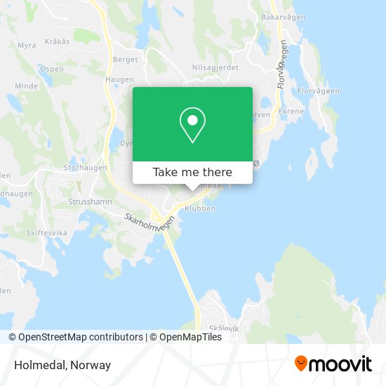 Holmedal map