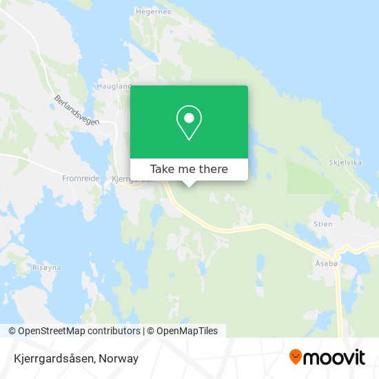 Kjerrgardsåsen map