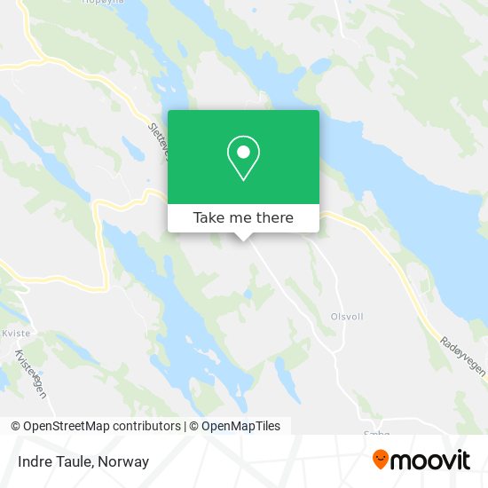 Indre Taule map