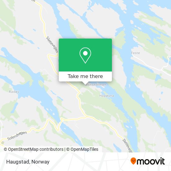 Haugstad map