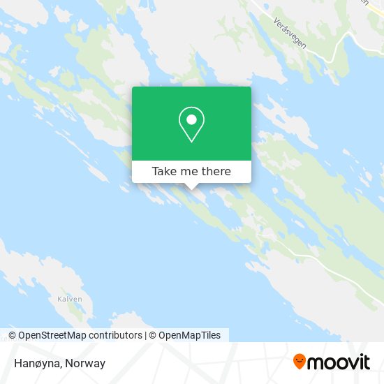 Hanøyna map