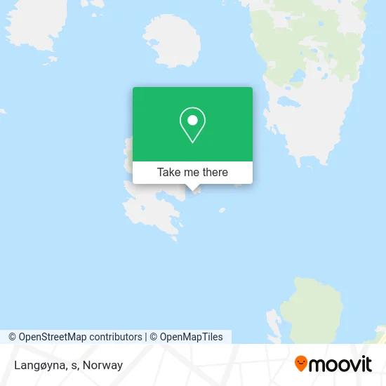 Langøyna, s map