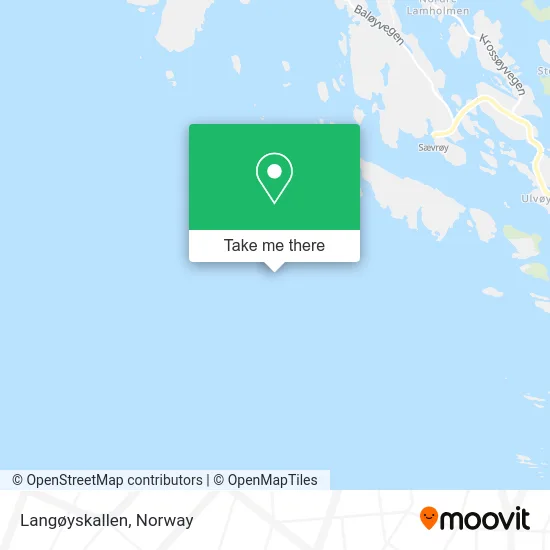 Langøyskallen map