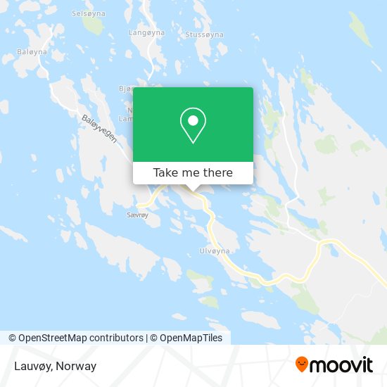 Lauvøy map