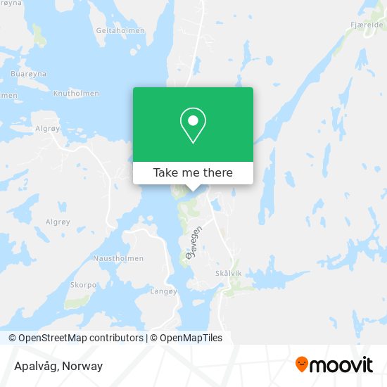 Apalvåg map