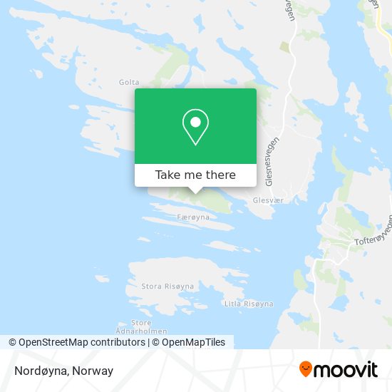 Nordøyna map