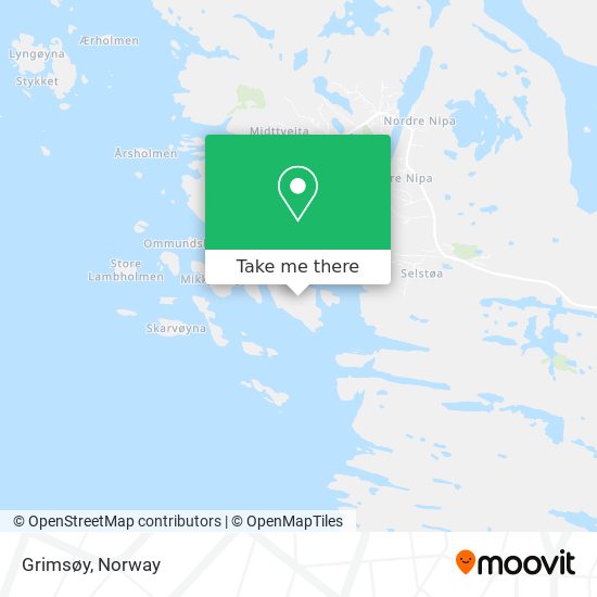 Grimsøy map