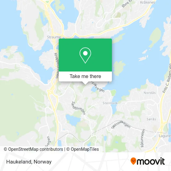 Haukeland map