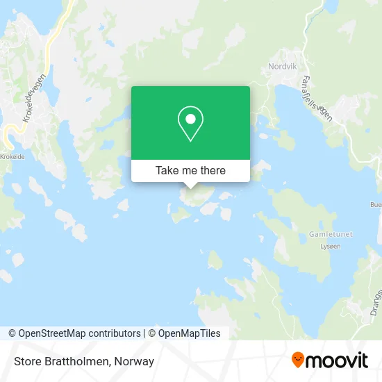 Store Brattholmen map