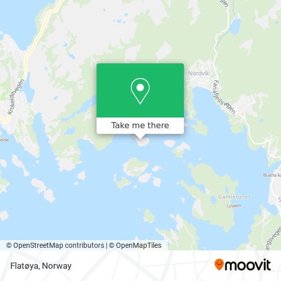 Flatøya map