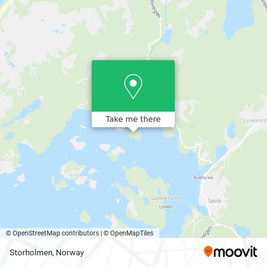 Storholmen map