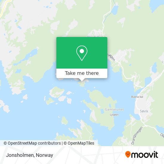 Jonsholmen map