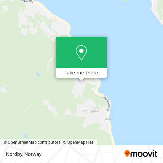 Nordby map