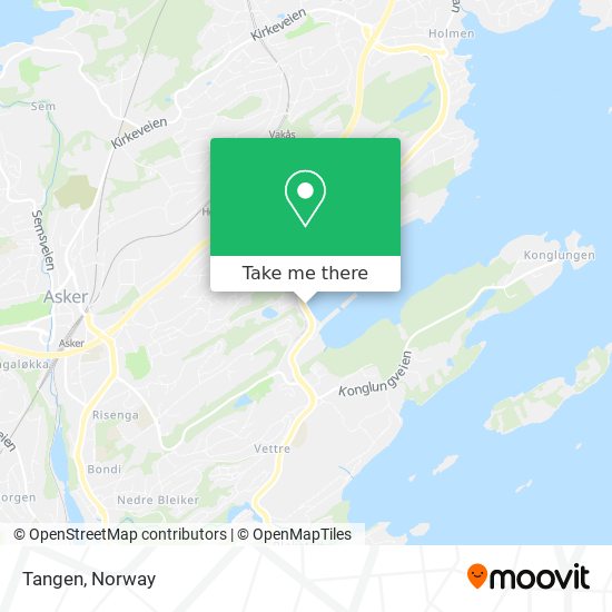 Tangen map