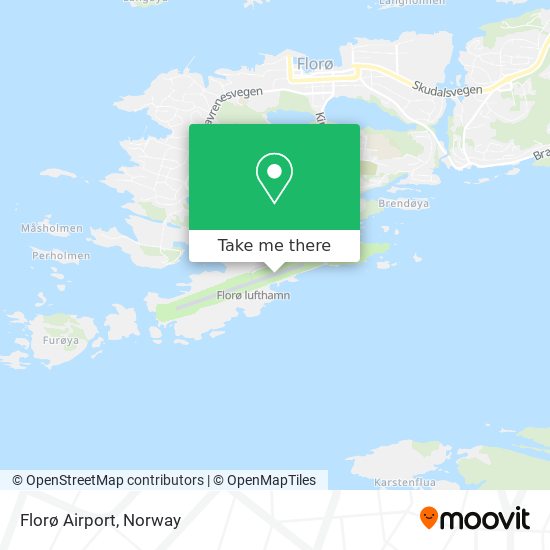 Florø Airport map