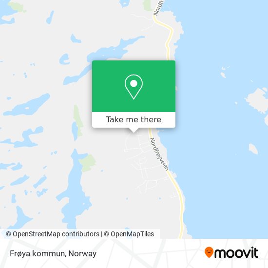 Frøya kommun map