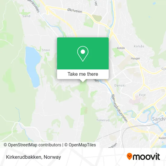 Kirkerudbakken map